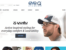 Tablet Screenshot of eyeqeyewear.com